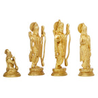 ARTVARKO™ Ram Sita Laxman Hanuman Statue God Figurine Brass Metal Sculpture Ram Darbar Idol Murti forHome Decor Puja Mandir -7 Inch
