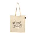 VVWV Food Theme Printed Tote Bag | 100% Organic Cotton Shopping | Grocery | Tote Bag | Women Office College Grocery,Vegetable Bags Market, Canvas Bag 15kgs Capacity (13 x 15.7 Inch)