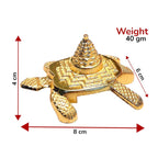 KridayKraft Meru Kachua (Turtle) for Vastu Feng Sui,Kachhua Yantra for Good Luck & Evil Eye Protection,Metal Tortoise Staute Animal Showpiece Figurine & Gifting Items...