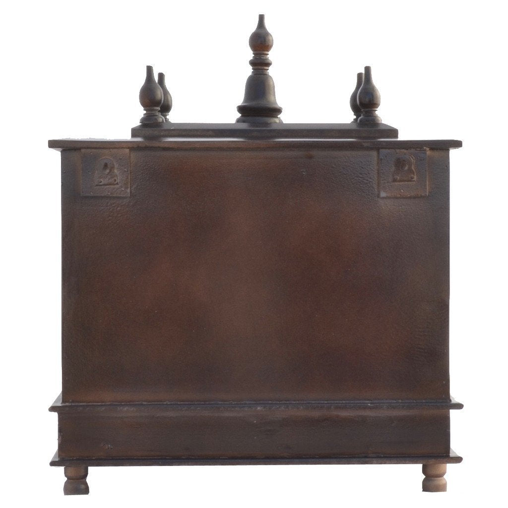 Jodhpur Handicrafts Wood MDF Home Temple (46 x 23 x 56 cm, Brown)