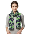 Fabtone Women’s Scarf/Stole | Blue & Green Cloud Print | Soft Lightweight Fabric | 70x180 cm | All-Season Wrap | Sweat Absorbent | Dust & Sun Protection | Fashion Scarf for Women