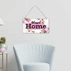 Artvibes Blessed Home Decorative Wall Art MDF Wooden Wall Hanger for Living Room | Quotes Decor Item | Home Quotes Wall Art | Modern Decor Item | Wall Poster | Mdf Wall Decoration for Office(WH_3510N)