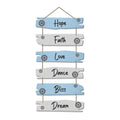 Artvibes Hope Faith Love Dance Designer Wall Hanging Wooden Art | Quotes Decor Item | Wall Accent | Office Decoration Item | Inspirational Quotes Wall Art | Mdf Wall Decoration | Gift Items (WH_3232N)