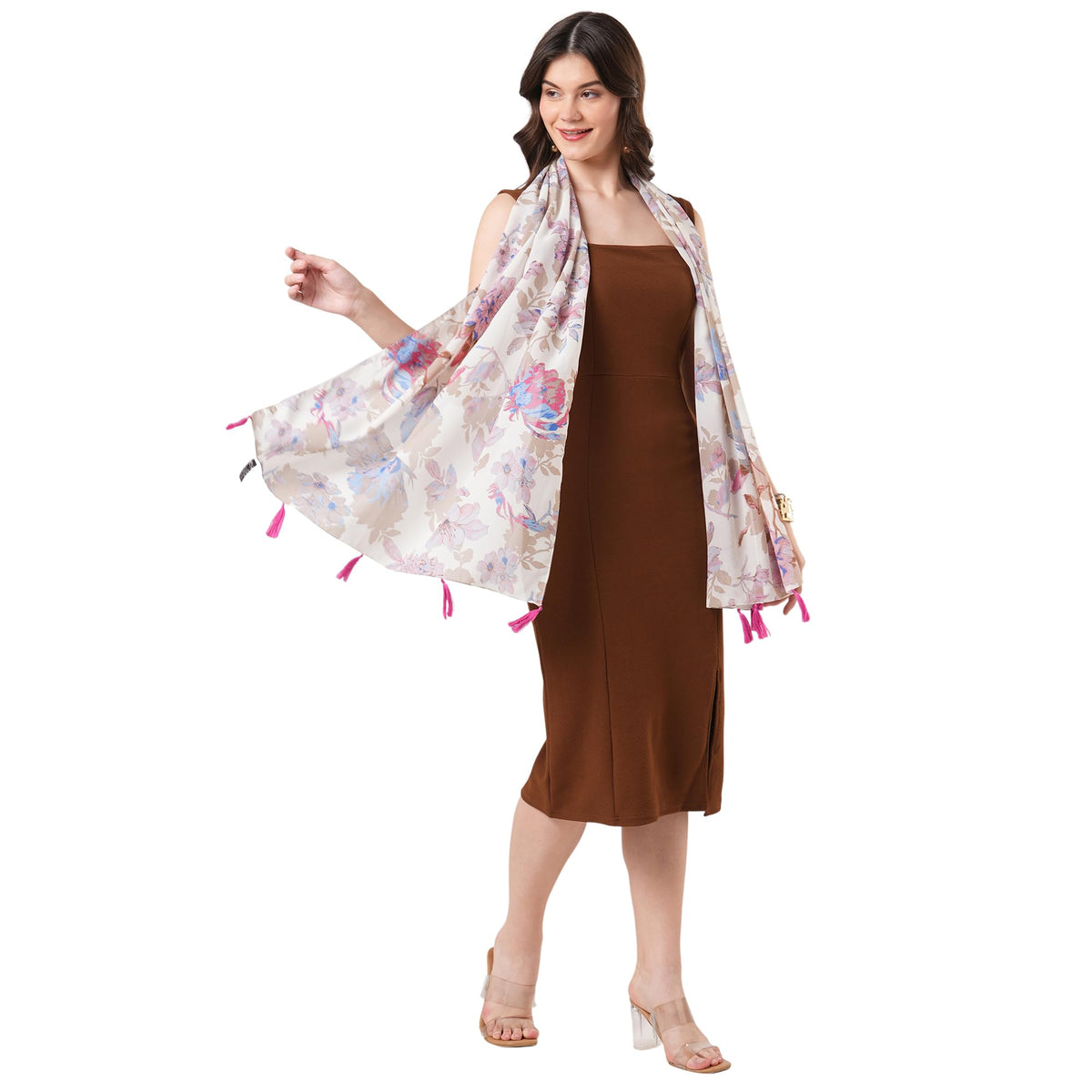 SAHIL SCARF Women Lightweight Scarf | 180 x 55 cm | Soft, Comfortable & Breathable | All Season Scarf