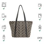 Boho Girl Fiesta Stripe Tote | Tote Bag For Women | Handbag For Women | Rakhi Gift For Sister | Ladies Purse Handbag | Ladies Shoulder Purse