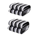 STARNSTYLE 300 TC All Season Light Weight Striped Polar Fleece Single Bed Donation Blanket (152 x 230 cm Pack of 2 Kafalo