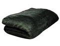 CHANDRAVATI Premium Plush Solid Summer Single Bed Dohar/Ac Blanket | 200 GSM Reversible Lightweight Cozy Soft for Single Bed, Sofa, Couch, Travel & Camping || (Green, Single) Kafalo