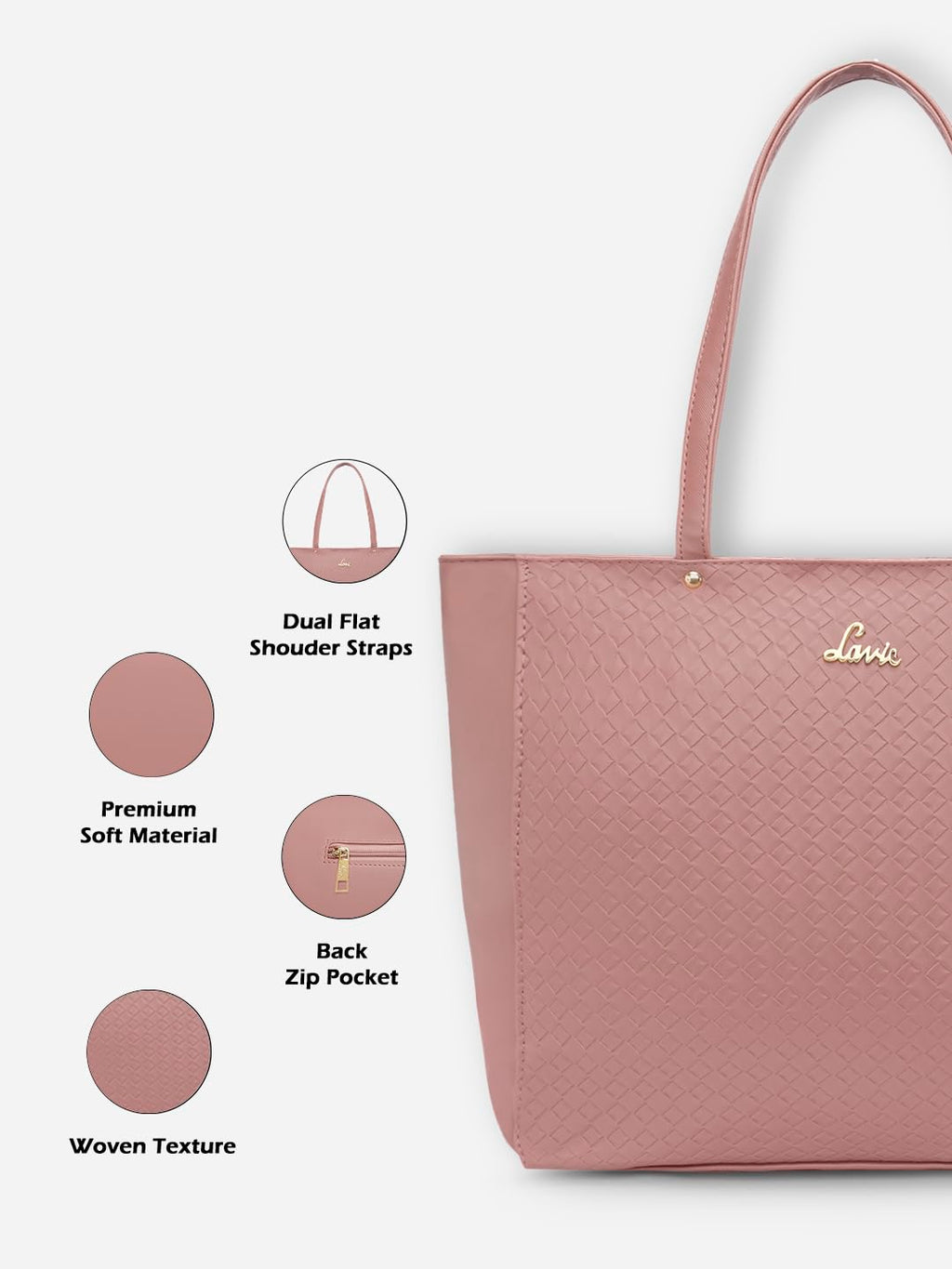 Lavie Women's Nova Tote Handbag (Pink)