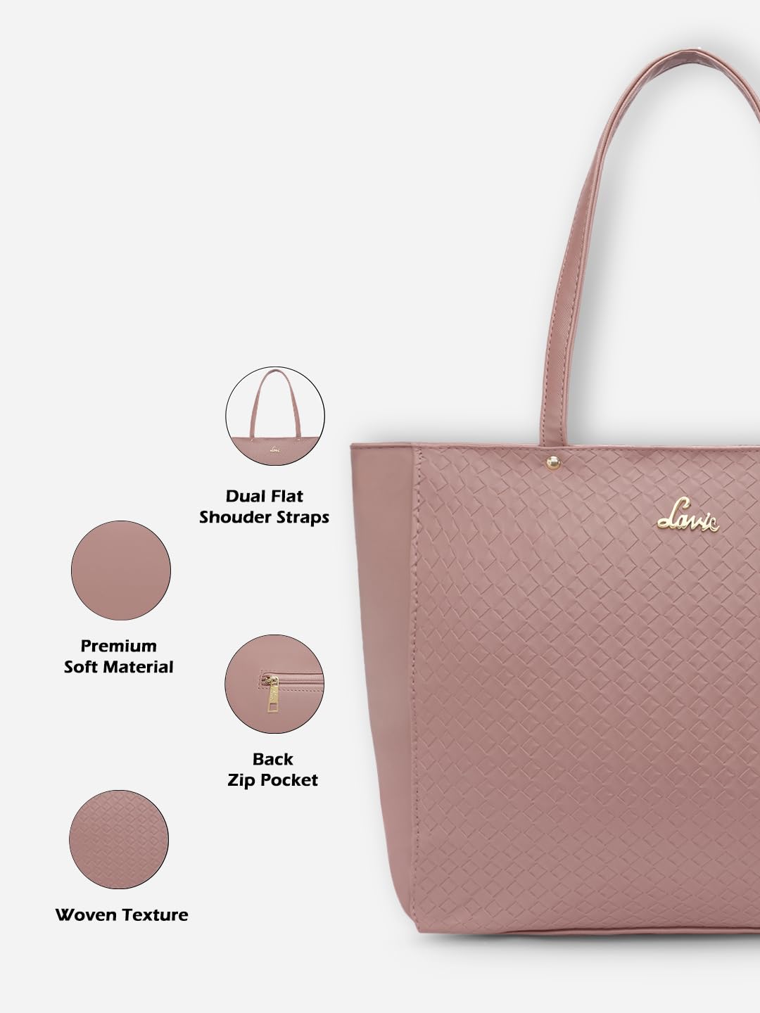 Lavie Women's Nova Tote Handbag (Pink)