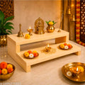 Wood Prime Pooja Stand/Pooja Chowki/Puja Mandir/Wooden Home Temple