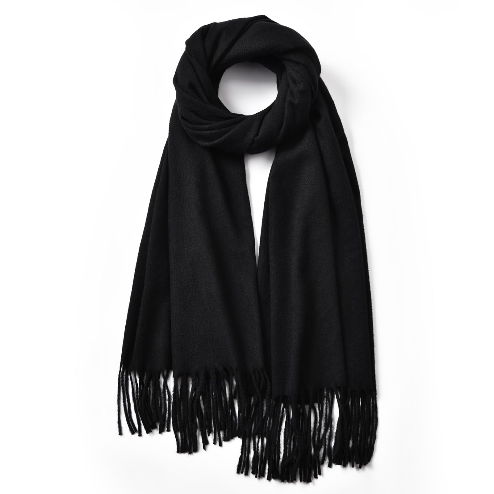 Clothirily Womens Winter Scarf, Fashion Cashmere Feel Plaid Scarfs for Women, Pashmina Shawls and Wraps, Long Blanket Scarf