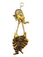 Prince Home Decor & Gifts Aluminum Wall Hanging Ganesha Set (Gold)