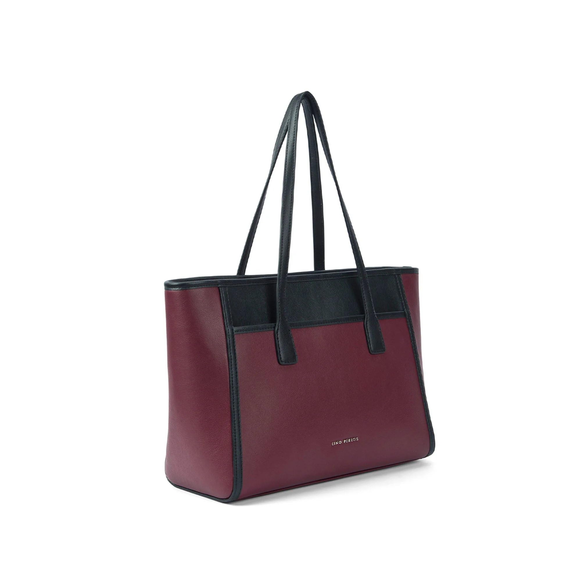 Lino Perros Monroe Dual Colour Cherry Tote Bag