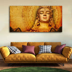 VIBECRAFTS Spiritual Shiva Premium Canvas Wall Painting With Frame for Living Room Drawing Room Home|Office|Gift (PTVCH_2228N)
