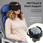 Jenna Unisex Comfortable Sleeping Soft Funky Eye Mask With Adjustable Strap & Blindfold With Gel (Green)