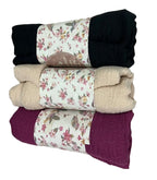 IBA ISBA COLLECTIONS Women's Crinkle Cotton Scarf, Stoles, Hijab (80 x 190 Cms) (Combo3)
