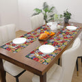 PRAKARTIK BY INDUARTS Spring Floral Eco-Friendly Cotton Dining Table mats – Reusable, Machine Washable, Everyday Use Multi Rectangular Placemats, Set of 6 (33x47 cm) Kafalo