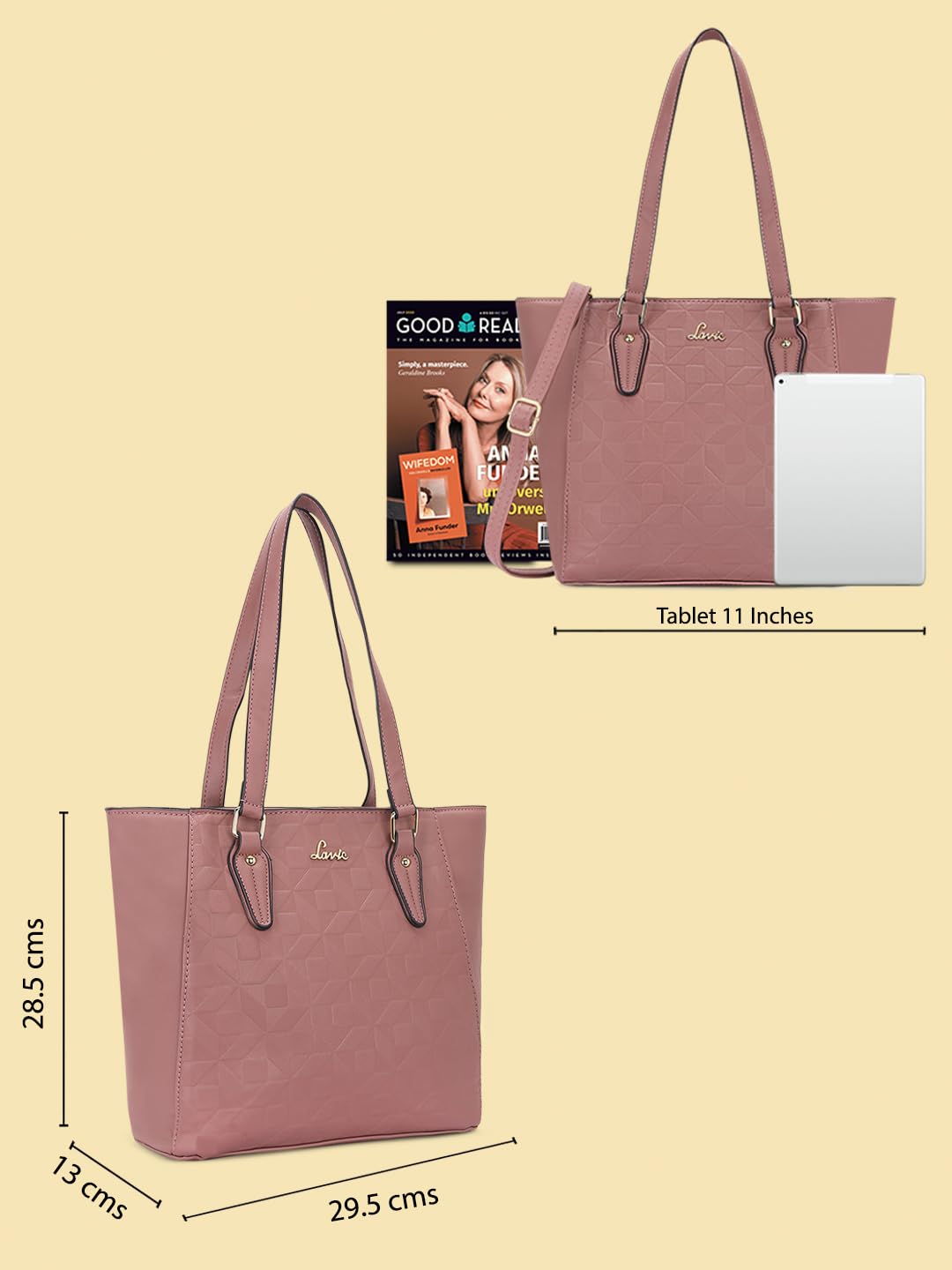 Lavie Women's Handbag (Dark Pink)