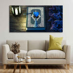 VIBECRAFTS Canvas Paintings for Living Room Drawing Room Islamic Holy Book Quran Canvas Wall Painting Fitted With Wooden Frame For Home | Office | Living Room | Gifts (PTVCH_2565)