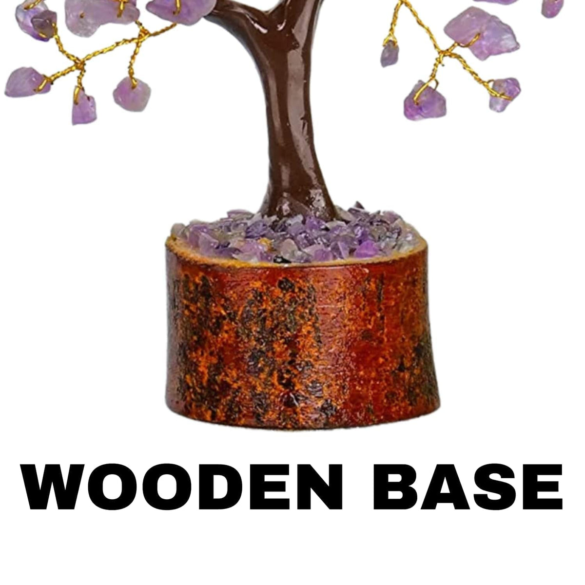 DVISHA Amethyst Feng Shui Money Tree Healing Crystals - Chakra Tree of Life - Amethyst Crystal Tree - Gemstone Tree Crystal Decor - Spiritual Gifts - Crystal Gift