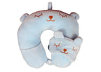 GREELI Neck Pillow for Travelling Luxurious Airplane Travel Pillow Head Rest Neck Holder Pillow Combo with Premium Eye Mask & 5 Years Warranty