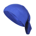 BISMAADH Women's Fabric Under Scarf/Hijab/Tube Bonnet Bone/Chemo Hat Free Size (Royal Blue)