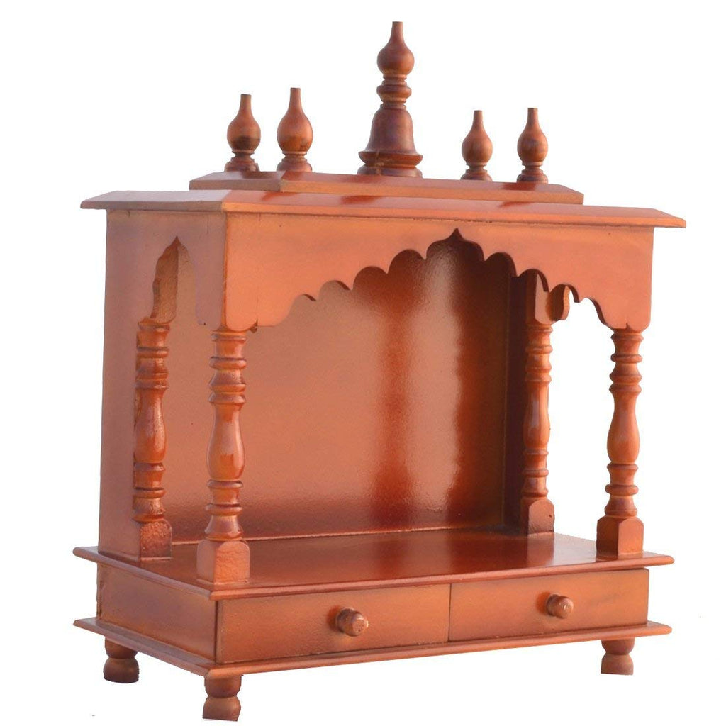 Jodhpur Handicrafts Wood Home Temple (20 x 12 x 24 inch, Multicolour)