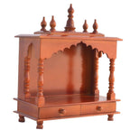 Jodhpur Handicrafts Wood Home Temple (20 x 12 x 24 inch, Multicolour)