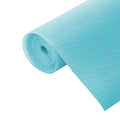 ElastPro (30 cm X 1.5 m) Light Blue EVA Food Grade Washable Anti Slip Mat/Sheet for Fridge, Shelf Liner, Table, Kitchen Drawer mat (Diamond Texture, Light Blue) Kafalo