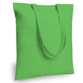 TOPDesign 6-Pack Economical 16x15 Lime Green Cotton Tote Bag, Lightweight Medium Reusable Grocery Shopping Cloth Bags, Suitable for DIY, Advertising, Promotion, Gift, Activity