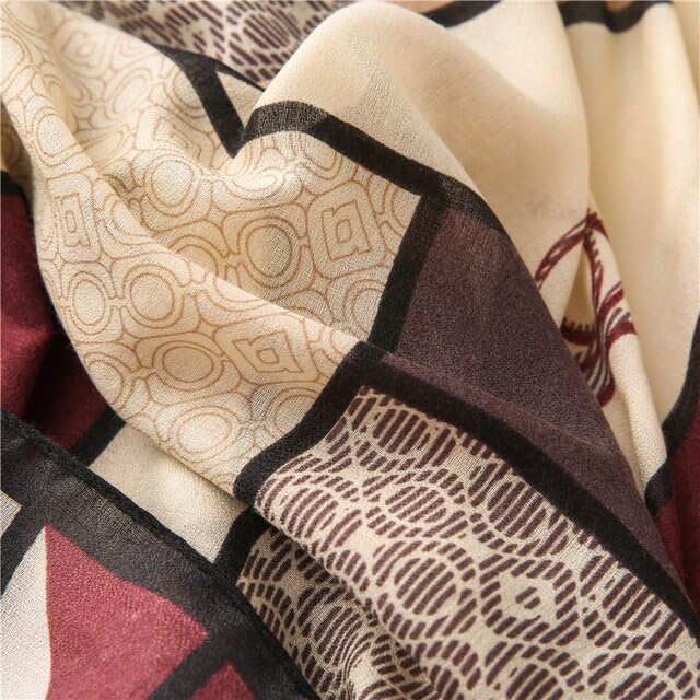 ICW WOMEN LARGE SCARVES STOLES (BIG SIZE 90 X 190 CM) COTTON Scarf (IMORTED QUALITY) (orange), For Female