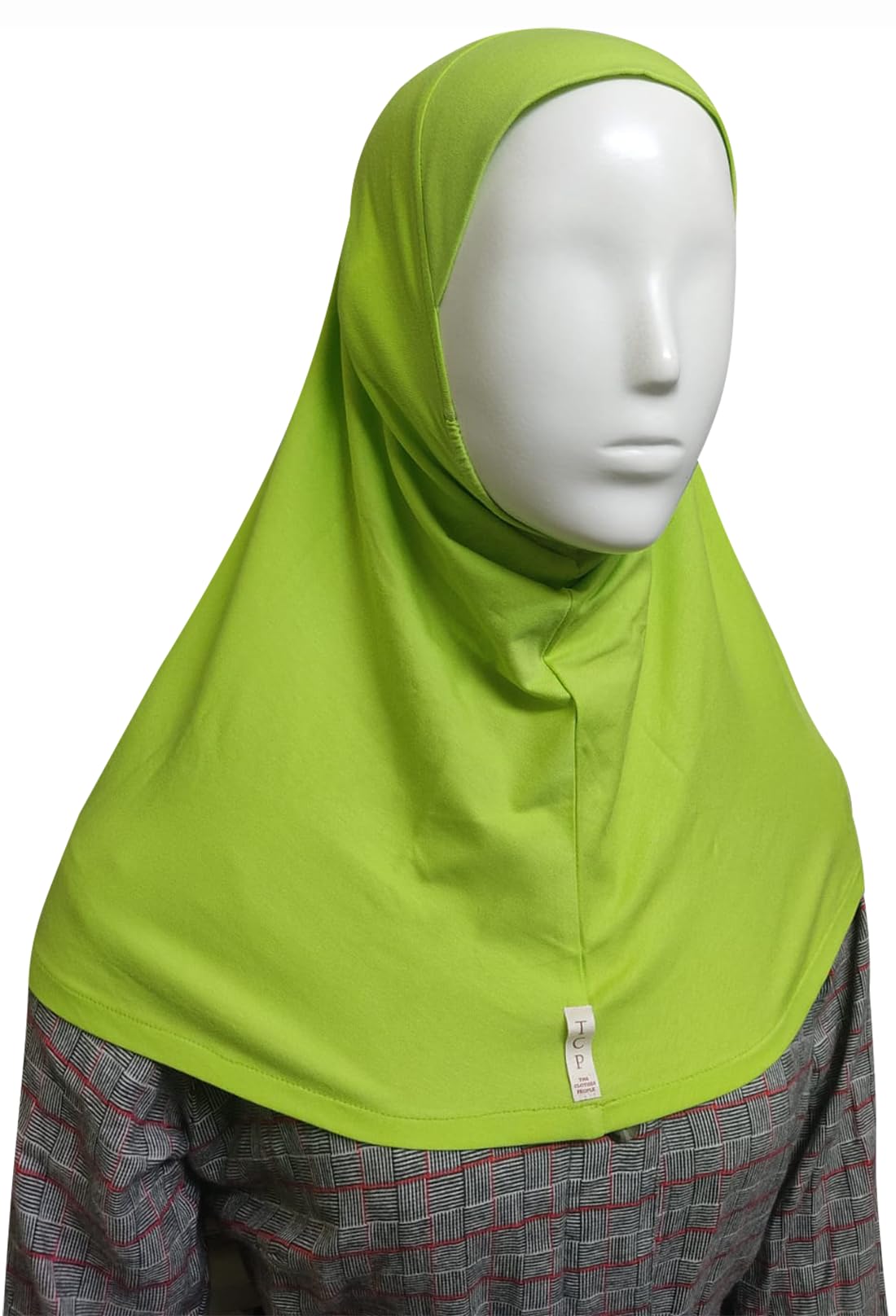 MINI HIJAB JERSEY WOMEN'S COLLECTION: Embrace Modesty with Fashion and Confidence COL AQUA (FLUORESCENT GREEN)
