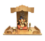 7CR Wood Temple (Beige_25.5 x 30.5 x 19 cm)