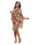 CrossKulture Viscose Scarf for Women | Lightweight & Long | Stole with Stylish Design | Neck, Hair & Head Scarf for Women & Girls | All Season Accessory (Graphical32)