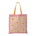 The Purple Tree Daisy Blossom Canvas Tote Bag - 1 Pc, Women Canvas Tote Bag, Eco friendly Bag, cute Tote, Stylish Bags For Women