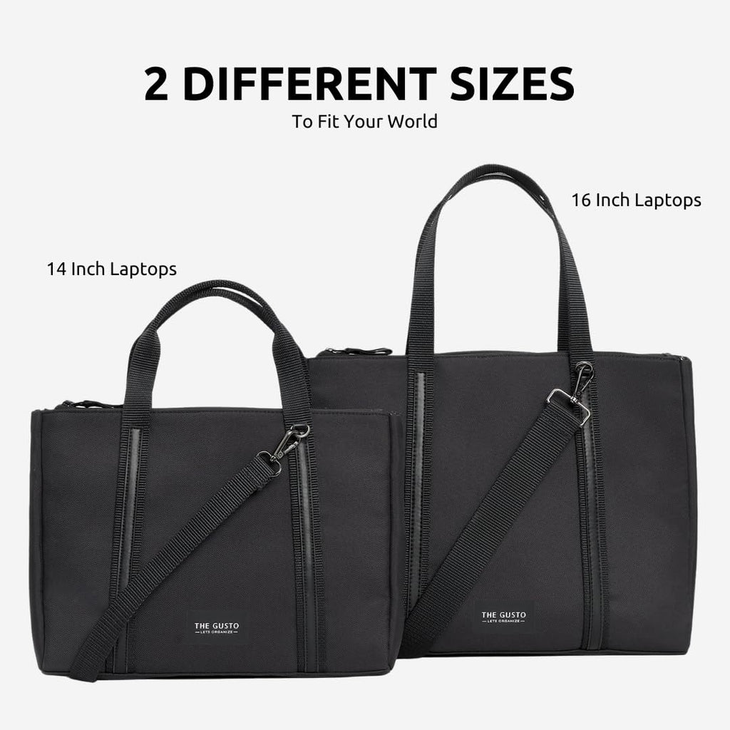 The Gusto Unisex Tote Bag (14, Black)