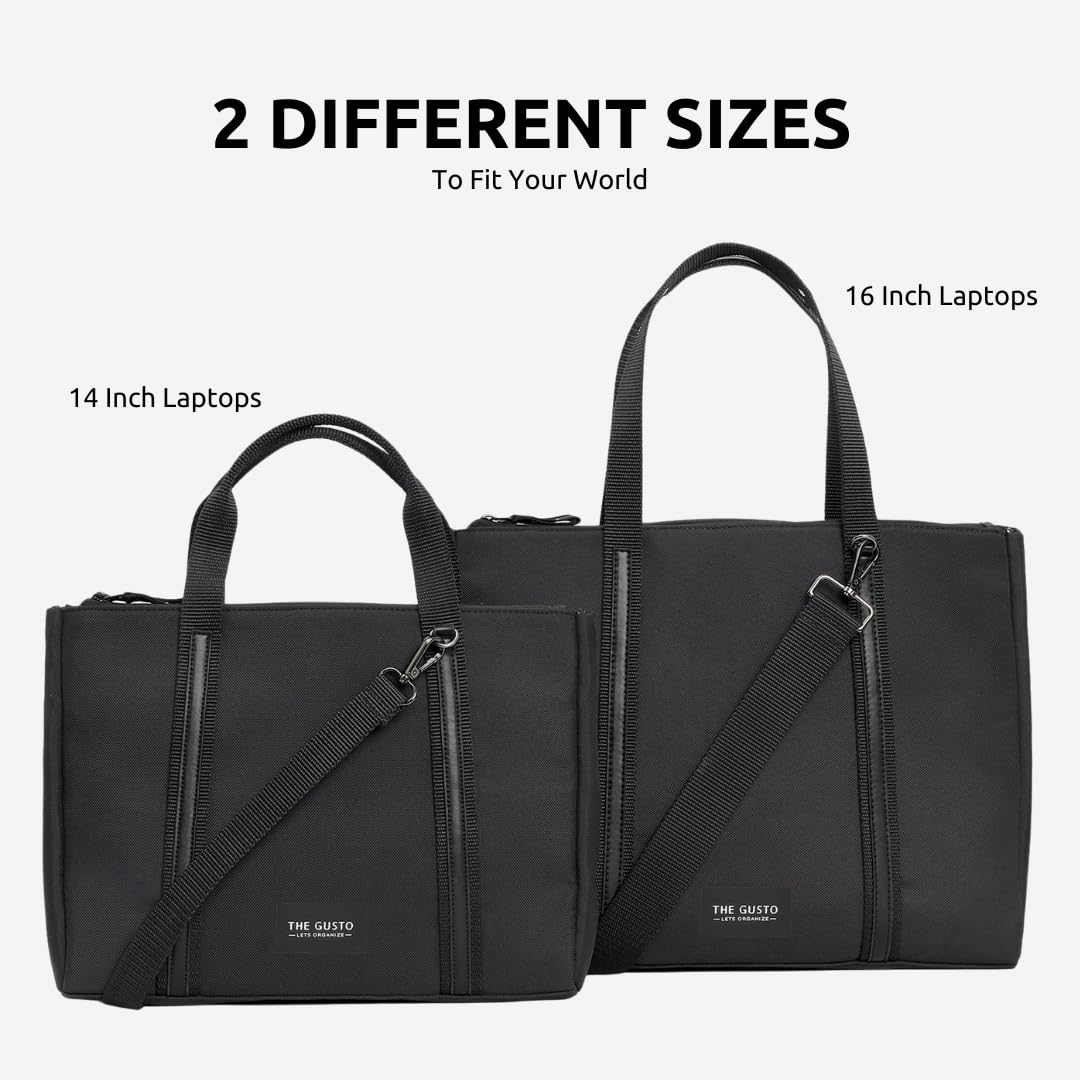 The Gusto Unisex Tote Bag (14, Black)