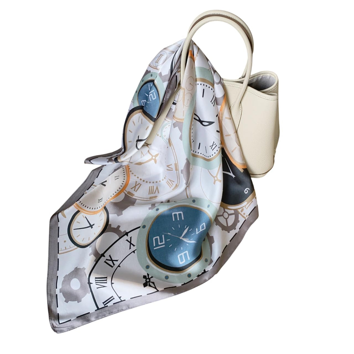 CrossKulture Printed Poly Silken feel Scarf Stole for Women | Stylish, Soft, & Lightweight | Satin Feel Neck, Hair, Head Scarf for Women (Colour-90)