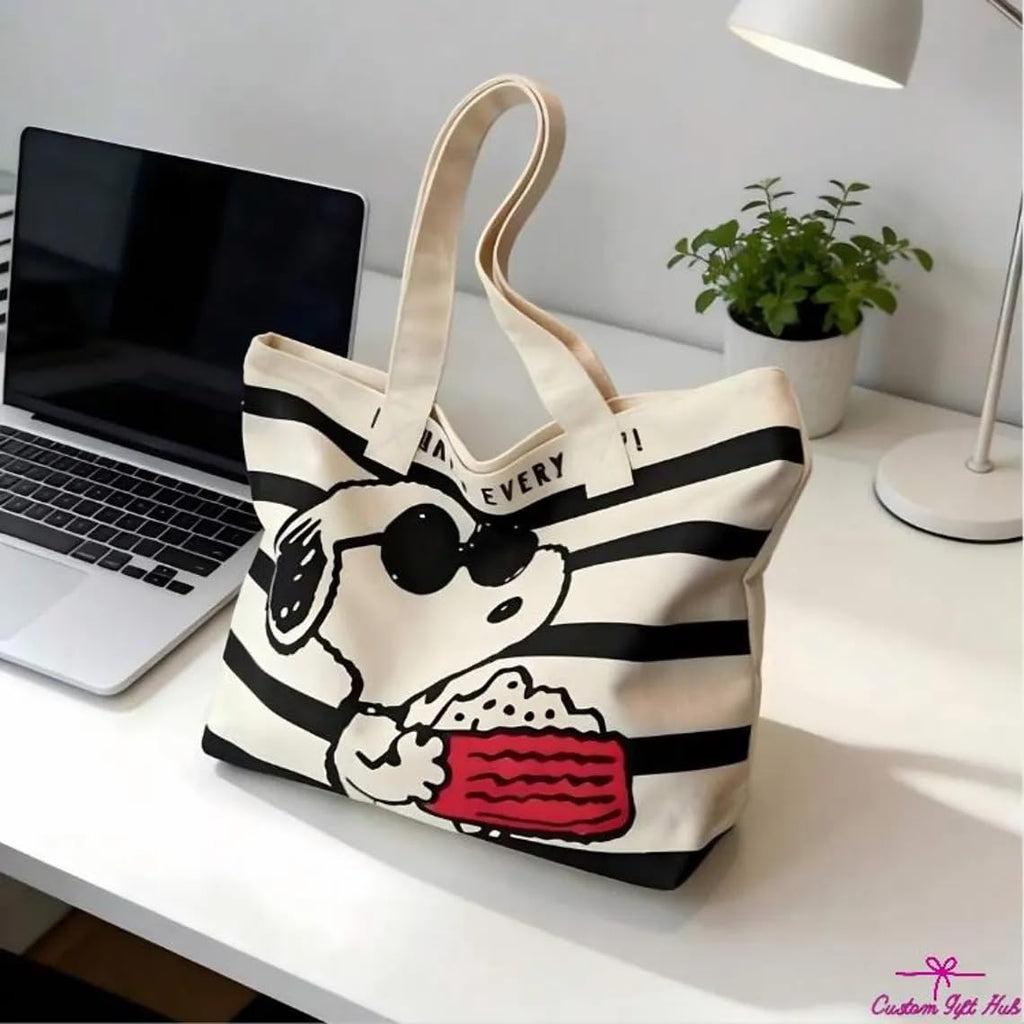 THE SACK CO. Large Canvas Tote Bag for Women, Tote Handbags for Women with Zipper & Inner Pocket for College, Shopping, Office