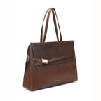 Lino Perros Monroe Daisy Brown Tote Bag