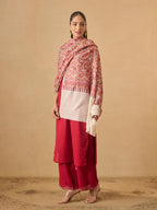 Pashmoda Women Ruhani Fine Wool Nalki Embroidered Shawl (Size: 40x80in, 101x203cm) EMS01
