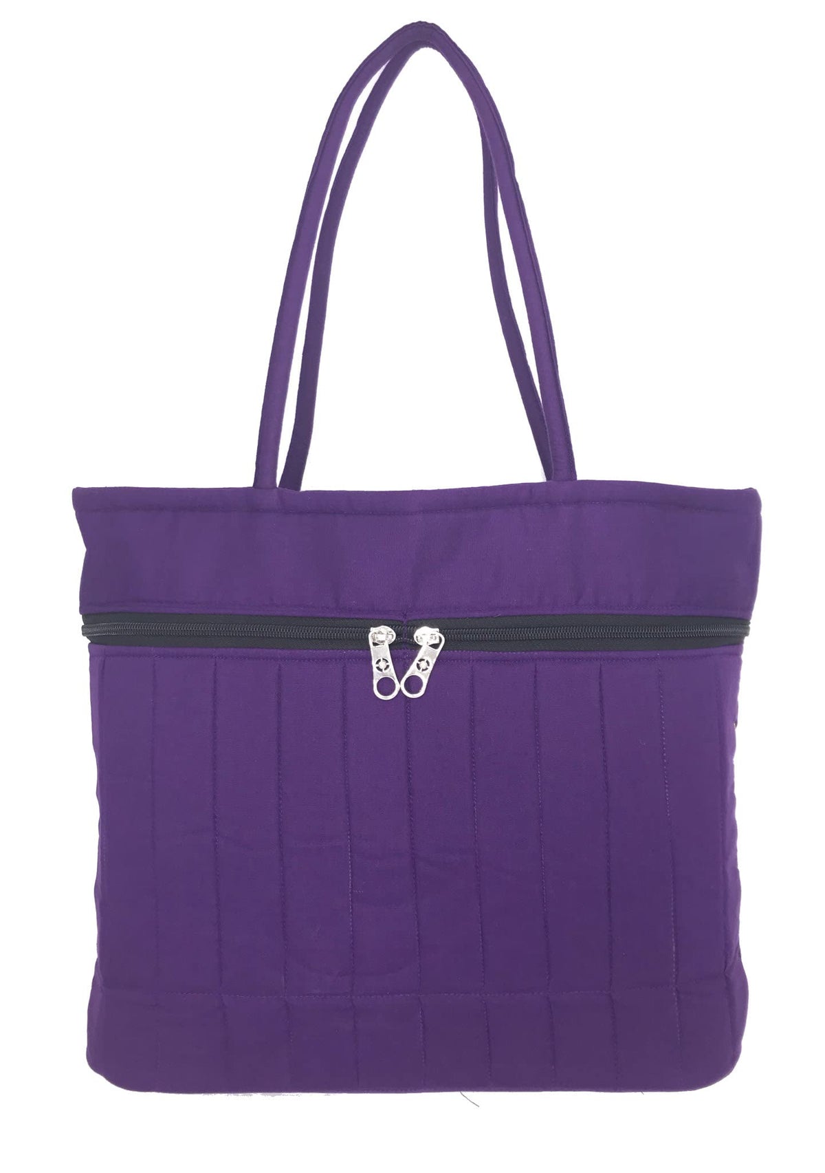 SriShopify Handcrafted Bags For Women Cotton Tote bag Traditional Tote Bag Cotton Handmade christmas gifts for women Wedding gifts for new year gifts Marriage 30x40x10 Medium, Violet