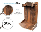 7CR Wood Art and Craft Temple (Brown_35.5 x 28 x 18 cm)