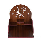 Shree Hari Enterprise Wooden Home Temple/Home mandir/god Stand for Home/Pooja Stand/Home mandap/mandapam/Pooja mandir Medium Size | Sun | (Brown)