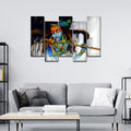 VIBECRAFTS 5 Piece Premium Wall Painting For Home|Office|Living Room|Gift (PTVC5Pcs3_7506) (Multi 3)