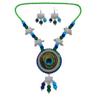 Handmade Jewellery Set for Women | Traditional Jewellery Set for Women | Handmade Premium Jewelry Set | Lightweight, Anti-Allergic | Artistic Artisanal Necklace Set- Premium Necklace Set | Hand Crafted Premium Jewelry Set
