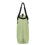 F Gear Flex Quite Green Tote Bag for Women|Handbag with 1 Spacious Compartment & Inside 2 Pockets|Zip Closure, Premium Finish|Lightweight & Durable|Shopping, Stylish Office, Travel, College Tote