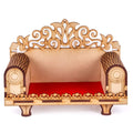 kriyanta Wooden Small Temple for Home Puja Mandir Wall Hanging and Table Top Home Mandir Temple Home Decor Beautiful Wooden Temple. (23 Hindolo WR 1628)