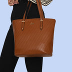 Lavie Yalta Women's Tote Handbag (Brown, Tan)