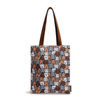Fastrack Printed College Tote Bag for Women, Girls and Ladies | Fits Upto 14 Laptop | Totes for College, Work or Office and Daily Use